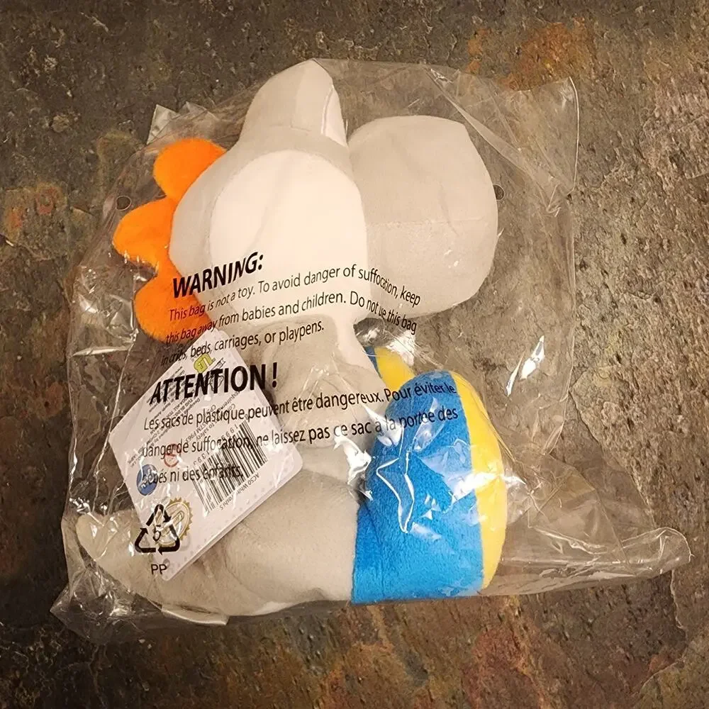 Plush - Yoshi White, 8-inch (NEW) - Super Mario - Nintendo